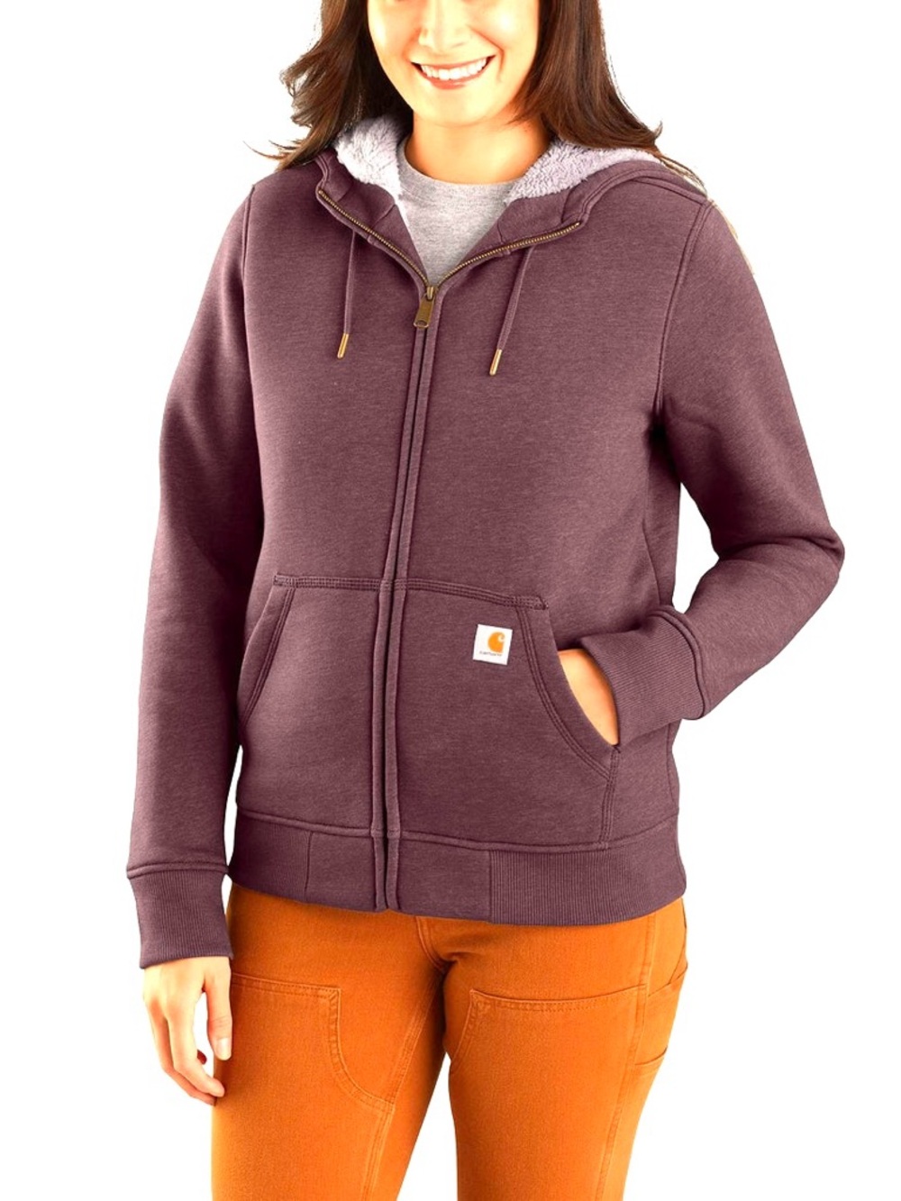 Carhartt WOMEN'S CLARKSBURG SHERPA-LINED HOODIE